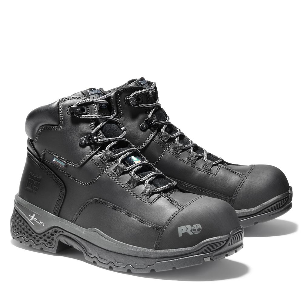 Timberland Mens Work Boots PRO® Bosshog 6\" Comp Toe - Black - India HF9210567